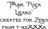 "Punk Rock Lizard"